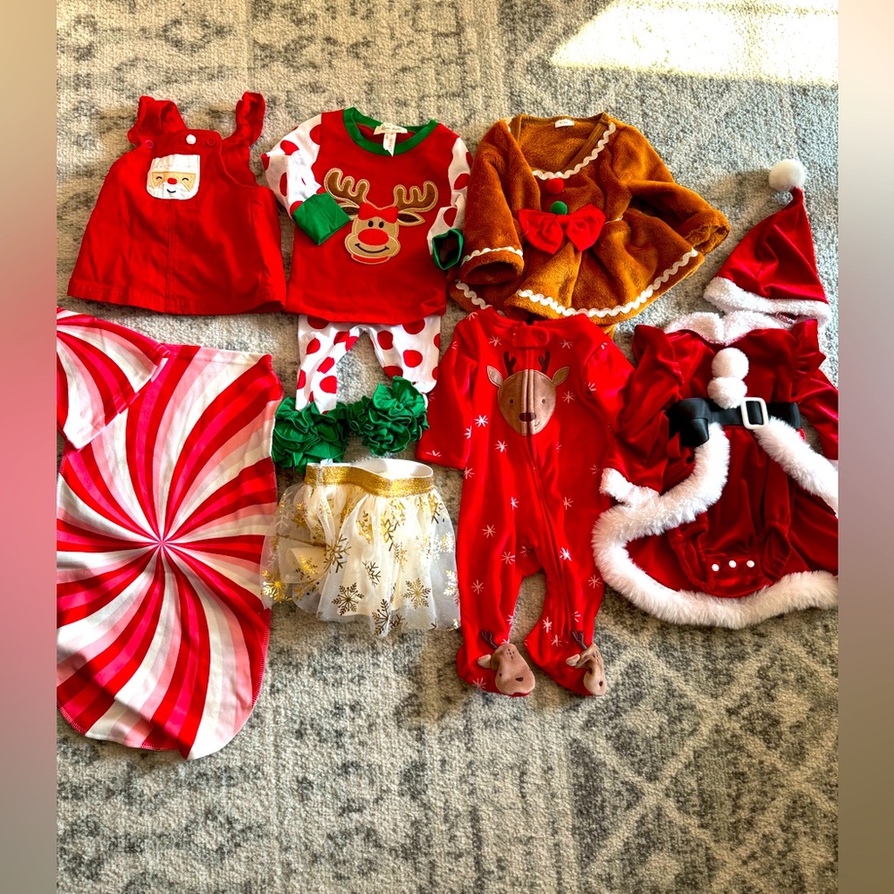 Baby Girl Christmas bundle 0/3 months